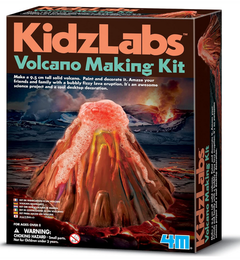 4M KidzLabs Volcano Making Kit, DIY Science Kit STEM