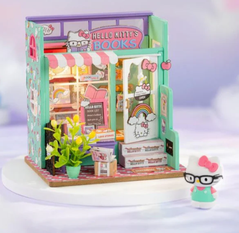Hands Craft Hello Kitty® DIY Miniature Bookstore