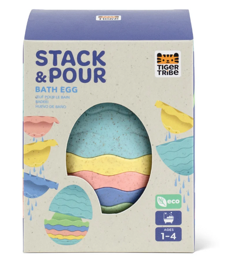 Tiger Tribe: Stack & Pour - Bath Egg - Eco