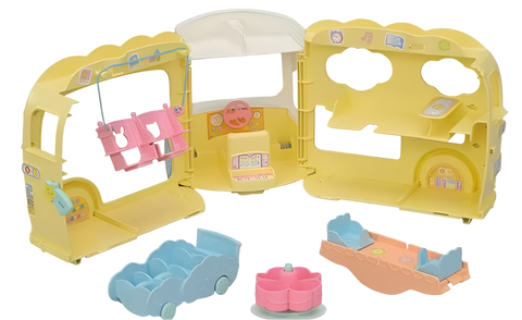 Calico Critters Rainbow Fun Nursery Bus