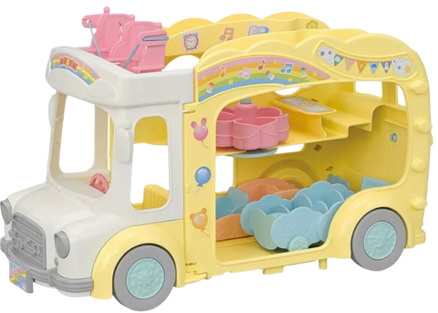 Calico Critters Rainbow Fun Nursery Bus