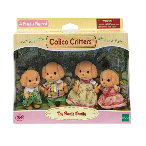 Calico Critters Toy Poodle Family