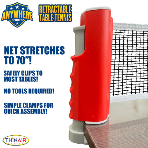 Retractable Table Tennis Set