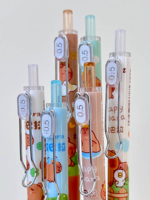 22681 Capybara Blind Box Gel Pen Vol.3