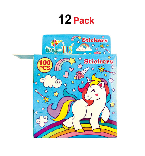 Unicorn Stickers 100 Sticker Roll