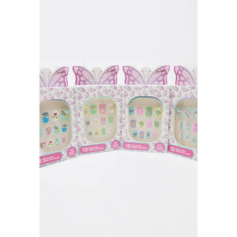 Superstar Unicorn and Cactus Theme Press On Kids Nails Set
