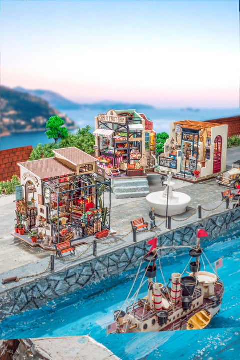DIY Miniature House Kit: Emily's Flower Shop