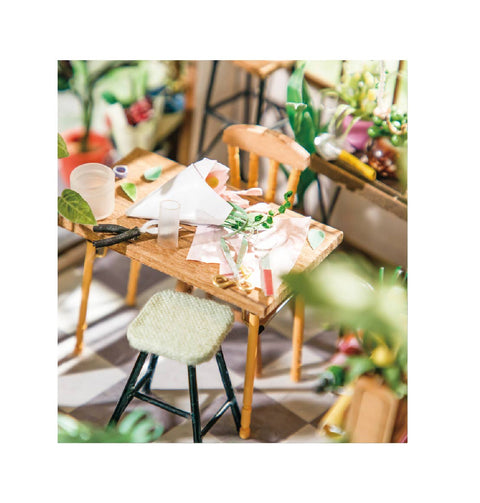 DIY Miniature House Kit: Emily's Flower Shop