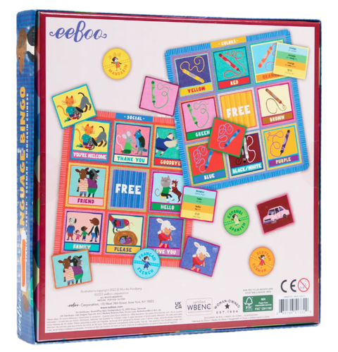 eeBoo 4 Language Bingo