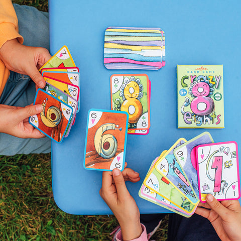 eeBoo Crazy Eights Playing Cards