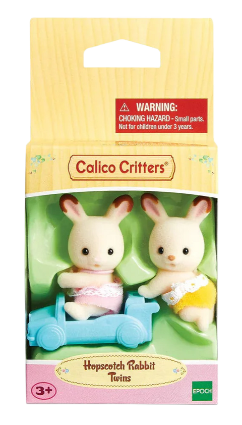 Calico Critters Chocolate Rabbit Twins