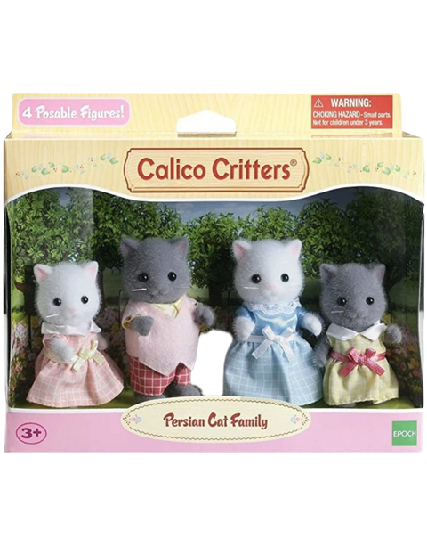 Calico Critters Persian Cat Family