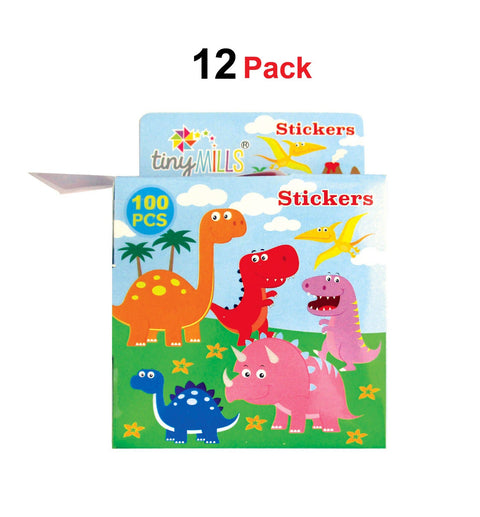 Dinosaur Stickers 100 Sticker Roll