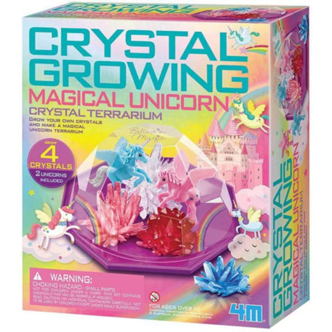 Crystal Growing Magical Unicorn Crystal Terrarium