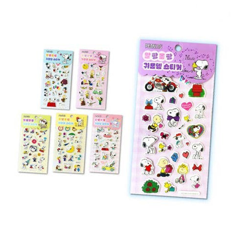 Lucia's K-Wonderland Peanuts Snoopy Soft Cushion Deco Stickers