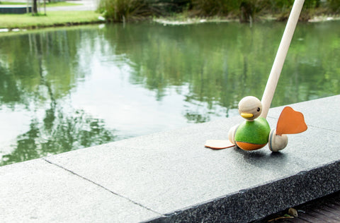 The Plan Toys Push Along Duck