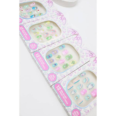 Superstar Unicorn and Cactus Theme Press On Kids Nails Set