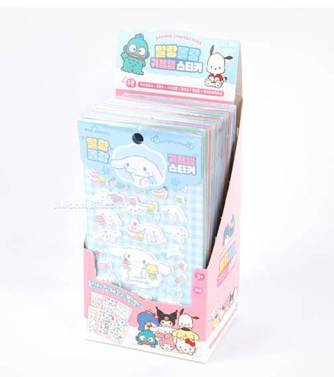 Lucia's K-Wonderland Sanrio Super Soft Deco Big size Stickers 6Type 1BOX