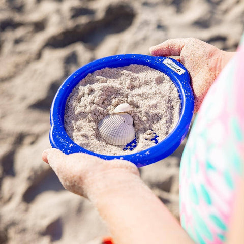 Small Sand Sieve – Durable Sandbox Sifter (Assorted Colors)