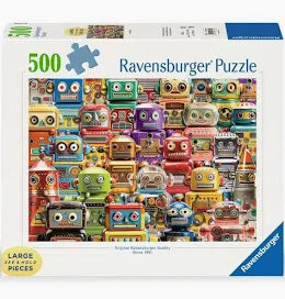 Ravenburger Retro Robots 500 Pc Large Format