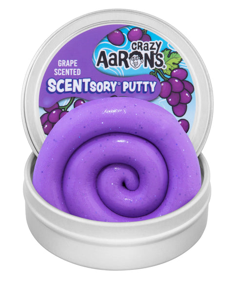 Crazy Aaron's Scentsory Great Grape - 2.75” Thinking Putty Tin