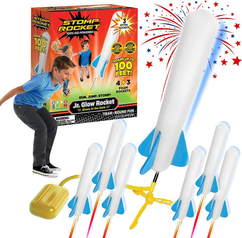 Stomp Rocket Jr. Glow Rocket 7 Rockets