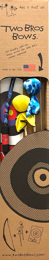 Two Bros Bows Blue Camo Package Bow and Arrows