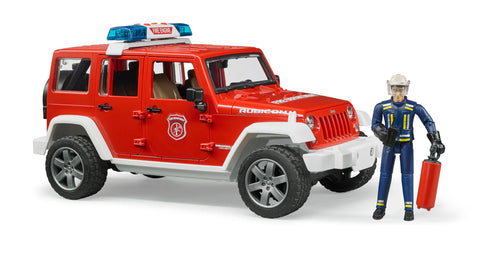 Bruder Jeep Rubicon fire vehicle w fireman