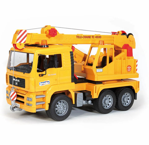 Bruder Tele-Crane Truck Yellow