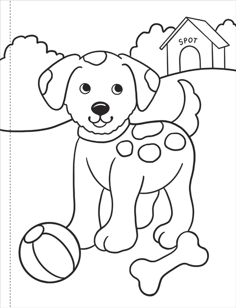 My First Coloring Book: Animals