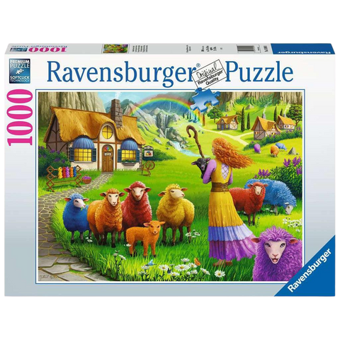 Ravensburger The Happy Sheep Yarn Shop 1000 Pc Puzzle