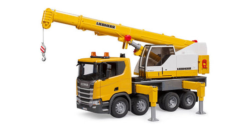 Bruder 03571 Scania Super 560R Liebherr Crane Truck with Light and Sound Module