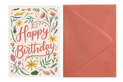 Wildflower - Birthday Card