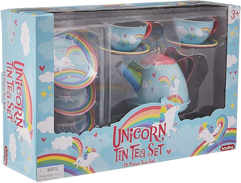 Tin Tea Set Unicorn