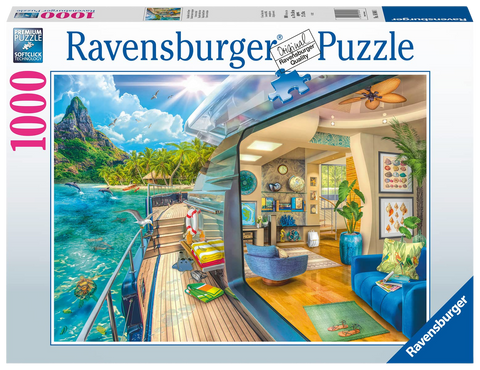 Ravensburger Tropical Island Charter 1000 Pc Puzzle
