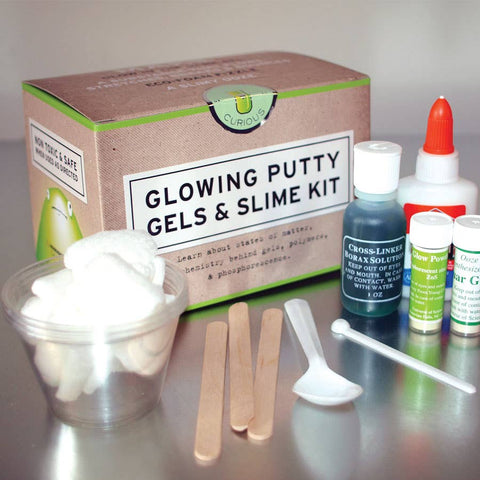 Copernicus Toys Glowing Putty Gels and Slime Kit |STEM Kit Chemistry Kit