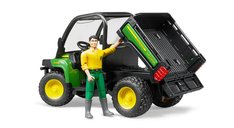 Bruder John Deere Gator XUV 855D with driver