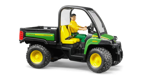 Bruder John Deere Gator XUV 855D with driver