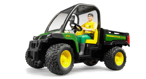 Bruder John Deere Gator XUV 855D with driver