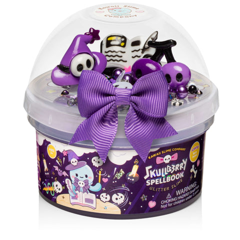 The Kawaii Company Skullberry Spellbook Glitter Signature Domeª Slime
