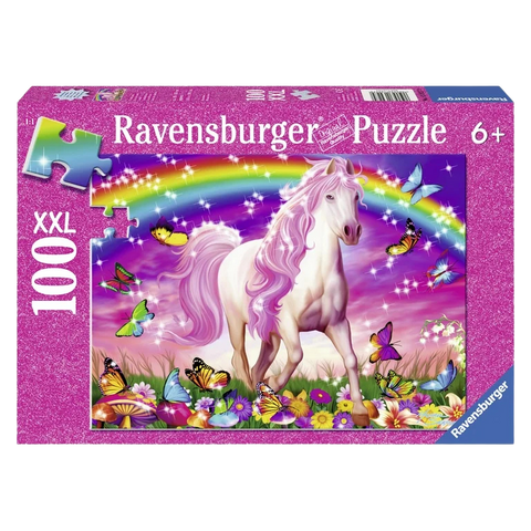 Ravensburger Horse Dream Glitter 100 Pc Puzzle