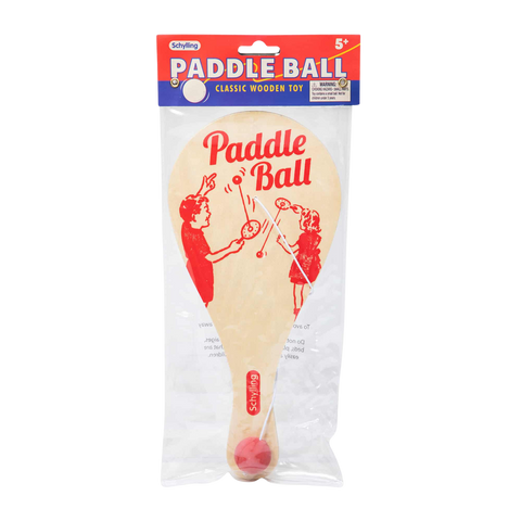 Schylling Paddle Ball Game Wood