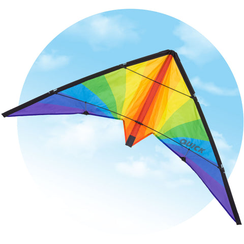 HQ Kites Eco: Stunt Kite "Quick Rainbow"
