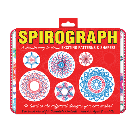 PlayMonster Spirograph Classic Edition Retro Style Tin