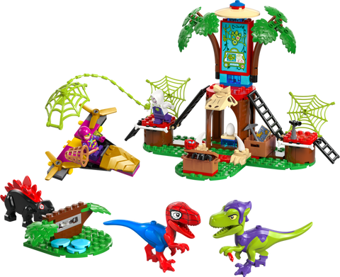 LEGO Spidey Spidey and Gobby's Raptor Battle at Tree 11200