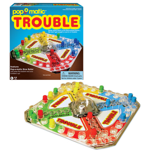 Winning Moves Classic Pop-O-Matic Trouble Board Game