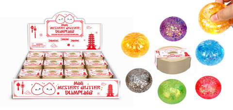 Master Toys Mini Glitter Dumpling Squishy
