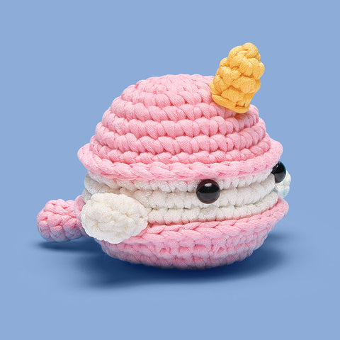 The Woobles Bjorn the Narwhal: Sweetie Edition Crochet Kit