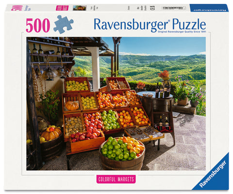 Ravensburger Fruit Market, Croatia 500 Piece Puzzle
