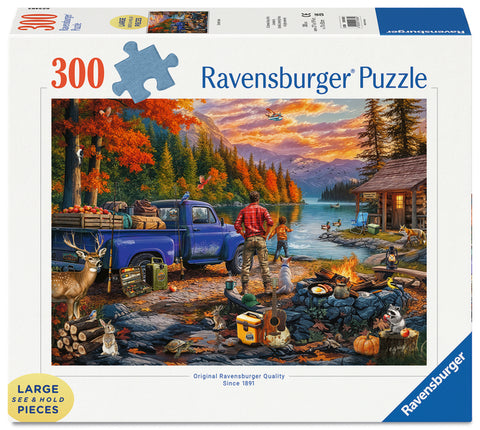 Ravensburger Sunset Lake 300 Piece Puzzle Large Format